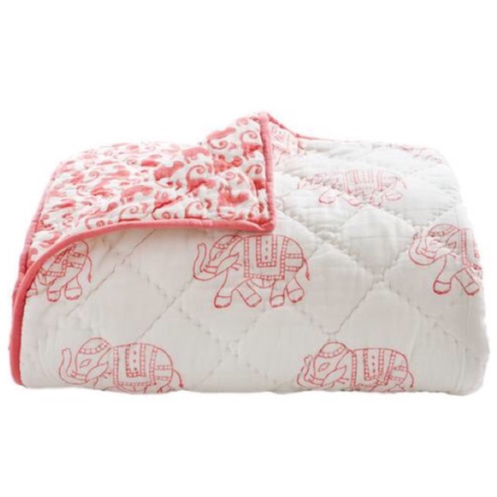 Rikshaw Design Taj Pink Queen Duvet Cover + 2 Euro Shams